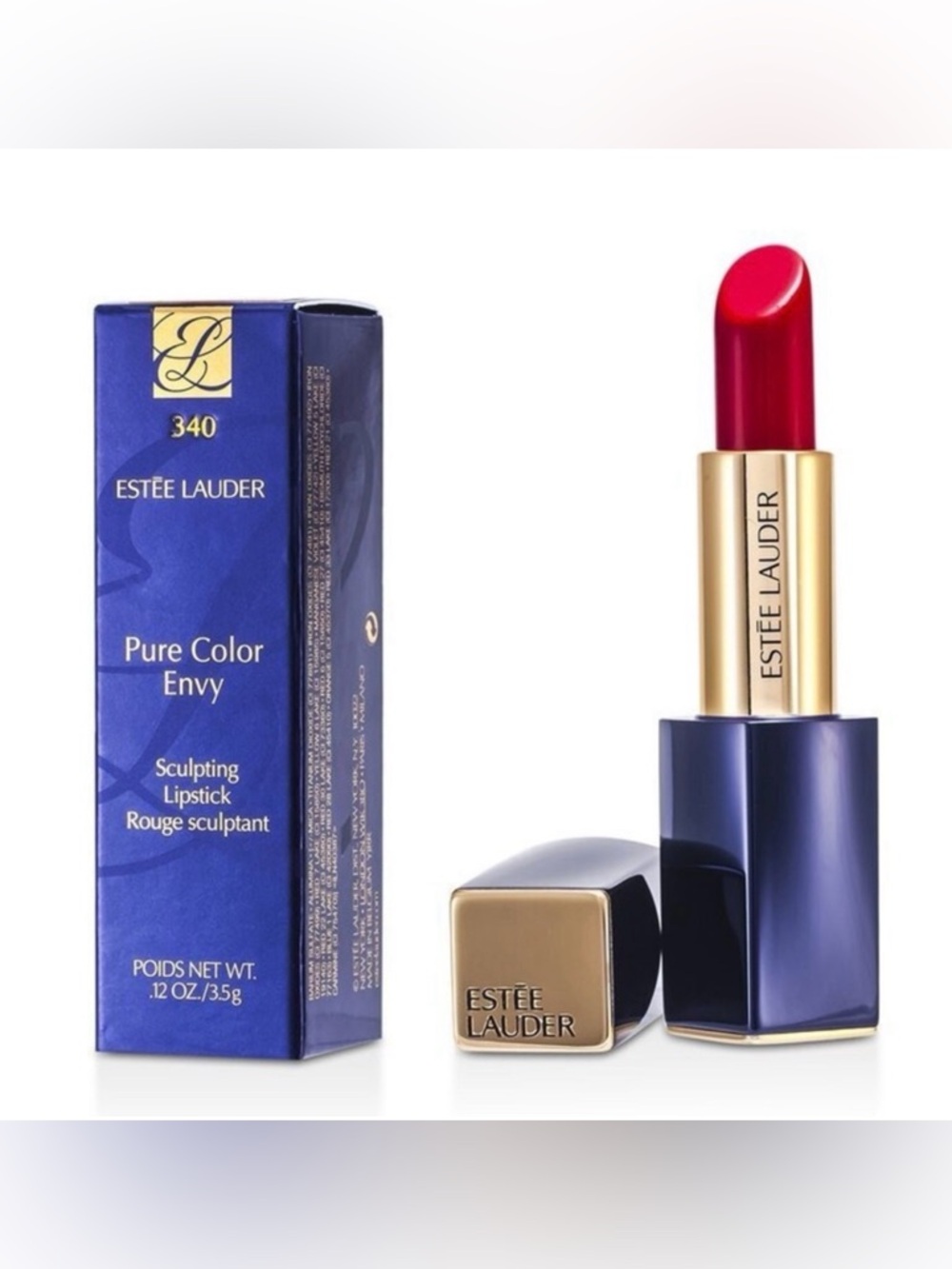NEW Vintage Estee Lauder Pure Color Envy Sculpting Lipstick # 340 Envious 3.5g
